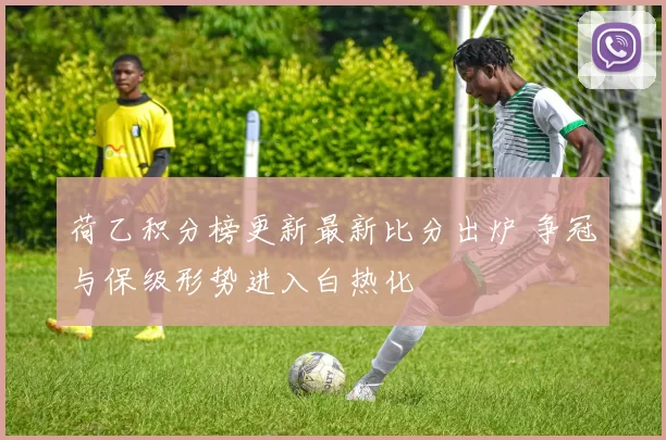 荷乙积分榜更新最新比分出炉 争冠与保级形势进入白热化